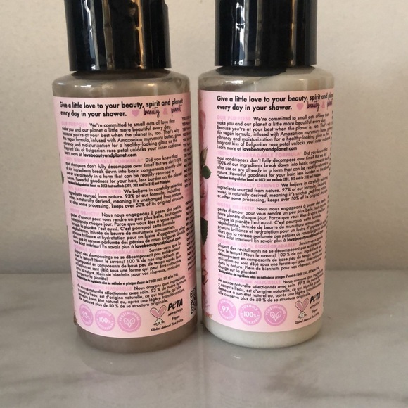 Love beauty and planet shampoo and conditioner set! Murumru butter and rose - Picture 2 of 3